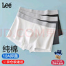 Lee内裤男士纯棉内裤10A级抑菌防螨大码无痕男士棉短裤平角四角短裤 实拍图