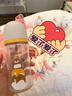贝亲（Pigeon）奶瓶新生婴儿玻璃材质宽口径奶瓶自然实感第3代 240ml 3-6月 带M奶嘴（彩绘版） 实拍图
