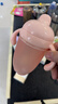 爱咔威（igroway）硅胶吸嘴杯IKV婴幼儿水杯吸管杯9个月大宝宝开学学饮杯 240ml 粉 实拍图