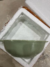 酸菜鱼大盆碗家用陶瓷双耳汤碗ins高颜值泡面碗学生宿舍用沙拉碗 果绿色8.5英寸双耳石纹汤碗1个 实拍图