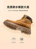 骆驼（CAMEL）王俊凯同款冬加绒户外工装马丁大黄靴男 G122W7757TR 金黄 41 实拍图