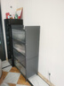 帅仕（shuaishi）厨房用具置物架落地多层餐边柜收纳碗柜家用橱柜微波炉烤箱储物柜 【升级特厚】灰5层80长42深 实拍图