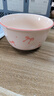 粉蓝蝴蝶结陶瓷碗家用吃饭碗ins高颜值釉下彩餐具甜品碗汤碗面碗 蝴蝶结4.5英寸碗1个 实拍图