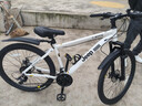 Jeep吉普山地车自行车学生成人减震碟刹通勤变速越野青少年巡航者C800 巡航者-辐条轮-钢琴白 26寸(建议身高156-180cm) 24速旗舰版（铝合金） 实拍图