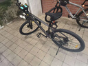 喜德盛山地自行车黑客380避震前叉21速禧玛诺变速X6铝合金车架通勤代步 黑/灰色（26款） 15.5寸（建议身高150-165cm） 实拍图