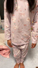 俞兆林儿童秋衣秋裤家居服A类纯棉睡衣套装舒适透气 蝴蝶结兔130 实拍图