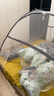 全品屋蒙古包蚊帐架免安装可折叠家用婴儿防摔拉链坐床式宿舍一体式床帘 【双门全底条纹灰】1.8*2.0米M 实拍图