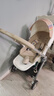 bebebus艺术家婴儿车推车可坐可躺新生儿宝宝轻便折叠双向高景观 香槟金 实拍图