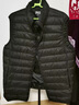 雪中飞秋冬新款男式轻薄羽绒服马甲基础男士短款羽绒秋马甲 宝石黑|8086 M 170/92A 实拍图