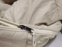 牧高笛（MOBIGARDEN）睡袋 户外露营单人磨毛棉保暖信封睡袋新月1.4 NX21562011 象牙白 实拍图