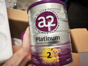 a2奶粉紫白金A2蛋白较大婴儿配方奶粉2段(6-12月)900g*3 京东礼盒 实拍图