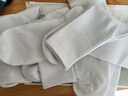 莫代尔5双袜子男长筒新疆棉秋冬10A抗菌防臭吸汗白色学生时尚中筒袜四季 【长筒袜】白色 5双 均码 【60%新疆棉防臭】 实拍图