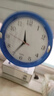 挂钟挂表墙钟客厅新款数字北欧中式简约百搭田园家居畅销时钟钟表 蓝色+5号电池 实拍图
