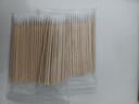 尖掏耳挖头棉签细头化妆用改眼线超细牙签一次性纹绣小木棒 一次性尖嘴棉签-7cm 100支装 实拍图