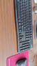 罗技（Logitech）MK120 键鼠套装 有线键鼠套装 办公键鼠套装 电脑键盘 USB即插即用 全尺寸 黑色 实拍图