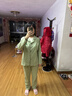 浪莎睡衣女秋冬季纯棉100%长袖长裤25年新款简约大码家居服套装可外穿 01N10511女 L 实拍图