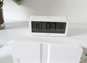 得力（deli）儿童节礼物多功能电子闹钟儿童卧室智能床头钟开学学生专用起床神器白LE102开学必备礼物 实拍图