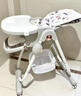 FOSSFISS宝宝餐椅婴儿餐桌椅儿童座椅0-6岁可坐可躺可折叠家用小孩学吃饭 墨白银【稳固旗舰】 实拍图