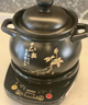 壶福（HF）分体式全自动电炖锅电砂锅电汤锅煲汤锅电炖盅燕窝炖预约定时保温电炖砂锅煮粥耐高温锂辉石陶瓷锅 【人参】 5.5L 煲(RS)+智能底座 实拍图