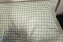 无印良品100%纯棉床上四件套全棉床单四件套被套200*230cm浅绿小格 实拍图