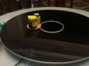 富得莱 饭菜保温板 加热菜板 暖菜板2025新款 圆形家用智能多功能带火锅电磁炉 自动恒温餐桌旋转盘神器 语音黑100cm电动旋转电磁炉火锅 实拍图