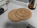 四万公里藤编隔热垫子家用防烫锅垫碗垫耐高温餐桌垫耐热盘子垫杯垫茶壶托 实拍图