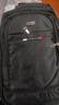 袋鼠双肩包男士背包大容量行李旅游包学生书包女初中商务笔记本电脑包 黑色配红标 实拍图