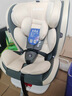 Heekin德国 儿童安全座椅汽车用0-4-12岁婴儿宝宝360度旋转ISOFIX硬接口 尊享粉(遮阳棚+上拉带+侧保护) 实拍图