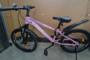 凤凰儿童山地自行车5-8-10-12-15-18岁女男孩减震变速22寸粉色礼物 实拍图