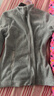 迪卡侬（DECATHLON）摇粒绒外套女抓绒衣保暖户外运动加厚秋冬冲锋衣内胆 全拉链-浅灰色 M 实拍图