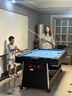SZX成人标准4合1游戏桌 家庭商用台球乒乓球冰球黑8式室内球厅娱乐桌 7尺4合1-213*111*81cm-黑桌+蓝布 实拍图