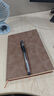 京东京造【热门商品】25K/128张单本羊巴皮肤感皮面本笔记本记事本子 加厚皮面 办公用品会议纪要 棕色 实拍图