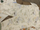 夹棉连体衣40克薄棉秋冬款宝宝哈衣新生儿衣服保暖长袖爬爬服 熊猫AZ-6 73cm 实拍图