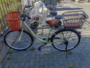 EG7自行车成人女士轻便单车通勤上班变速普通亲子复古男式 【基础款】单速-黄 26英寸【适合:155-175cm】 实拍图