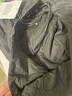 鸿星尔克 外套男秋冬季夹克男季宽松运动健身跑步男生风衣运动服长袖外套 正黑-1088-中长风衣 L 实拍图