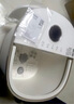海尔（Haier）泡脚桶恒温加热足浴盆京东自营抑菌自动按摩足浴桶过小腿高深桶洗脚桶生日礼物送父母HQY-J741W 实拍图