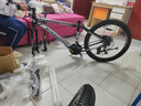 金武端自行车成人山地车公路赛车单车骑行变速超轻越野中学生初中青少年 顶配升级版-辐条轮-黑白色 24寸21速 实拍图