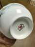 厚秀堂景德镇骨瓷碗碟盘套装家用组合新款陶瓷餐具中式简约饭碗面碗 6英寸高脚面碗（2个）百合花 实拍图