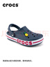 卡骆驰（CROCS）洞洞鞋贝雅卡骆班轻便耐磨一脚蹬休闲鞋|205089 深蓝/辣椒红-4CC 43 (270mm) 实拍图