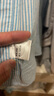 罗蒙（ROMON）纯棉牛津纺长袖衬衫男士春秋款中青年翻领商务休闲百搭工装衬衣男 1022湖蓝白条 41 实拍图