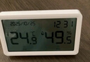 得力（deli）【超级爆款】室内温湿度计表LCD电子精准温湿度计婴儿房室内办公用品儿童老人白色 实拍图