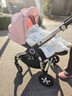 朗纳铂（land leopard）老虎Pro婴儿推车婴儿车轻便折叠双向超大轮避震儿童BB伞车 小猪粉【银】 实拍图