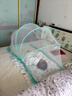 南极人婴儿童蚊帐罩可折叠宝宝防蚊罩婴儿床全罩式通用蒙古包 绿色大号 实拍图