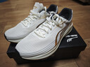 多威征途3代碳板跑步鞋学生体测训练专业跑鞋男女马拉松运动鞋 白/金 MR34222A 42 实拍图