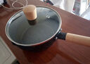 京东京造陶瓷奶锅 0氟家用辅食热奶泡面汤锅18cm绿色炉灶通用【双面不粘】 实拍图