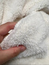 优衣库童装男童女童长绒摇粒绒拉链茄克长袖外套478168 478168/01乳白色 160 晒单实拍图