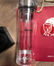 希诺（HEENOOR）双层玻璃杯男家用商务办公泡茶杯子过滤车载水杯XN-9302 345mL 实拍图