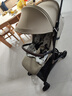 Hauck碳纤维婴儿车口袋推车轻便可坐可躺可登机婴儿推车溜娃神器 灰绿色+出行礼包 实拍图