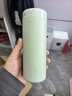 米家 保温杯 316不锈钢水杯 男女士杯子 大容量茶杯便携 350ml白色 实拍图