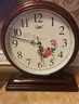 康巴丝（Compas）挂钟古典欧式座钟表复古客厅装饰台钟创意卧室床头时钟石英钟 3020数字木纹 实拍图